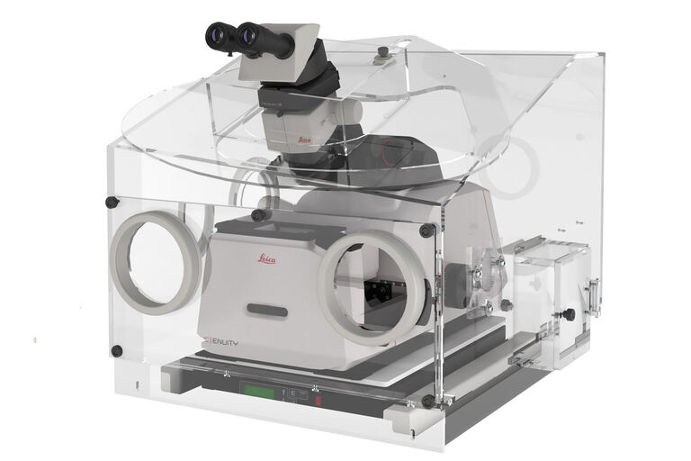 UC Enuity con cámara criogénica para minimizar la contaminación por hielo.