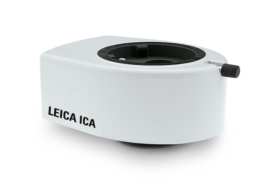 A câmera de vídeo Leica IC A fornece nitidez de imagem, brilho e verdadeira renderização de cor para uma variedade de aplicações de estereomicroscópio.