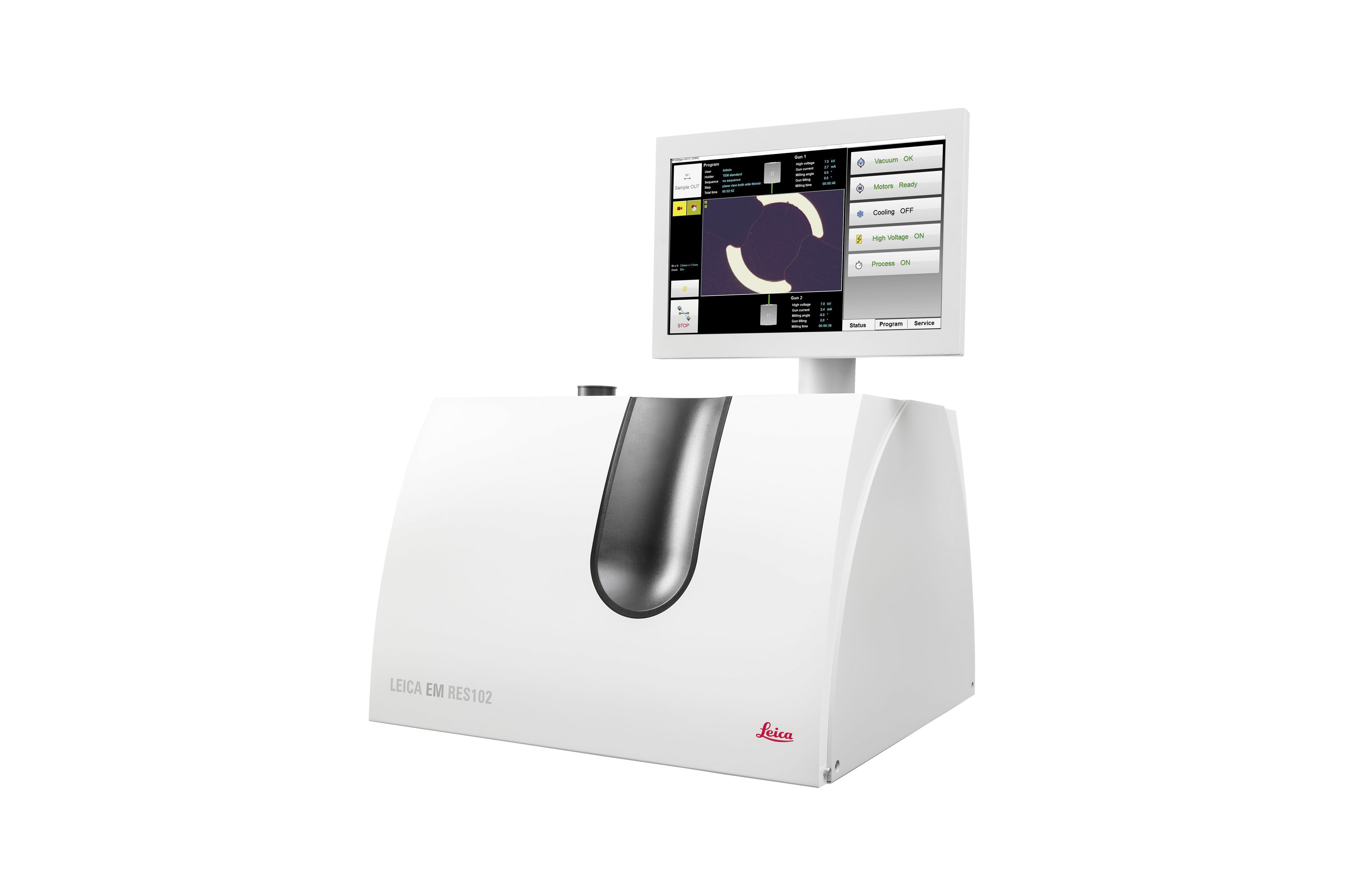 Leica EM RES102 Ion beam milling system