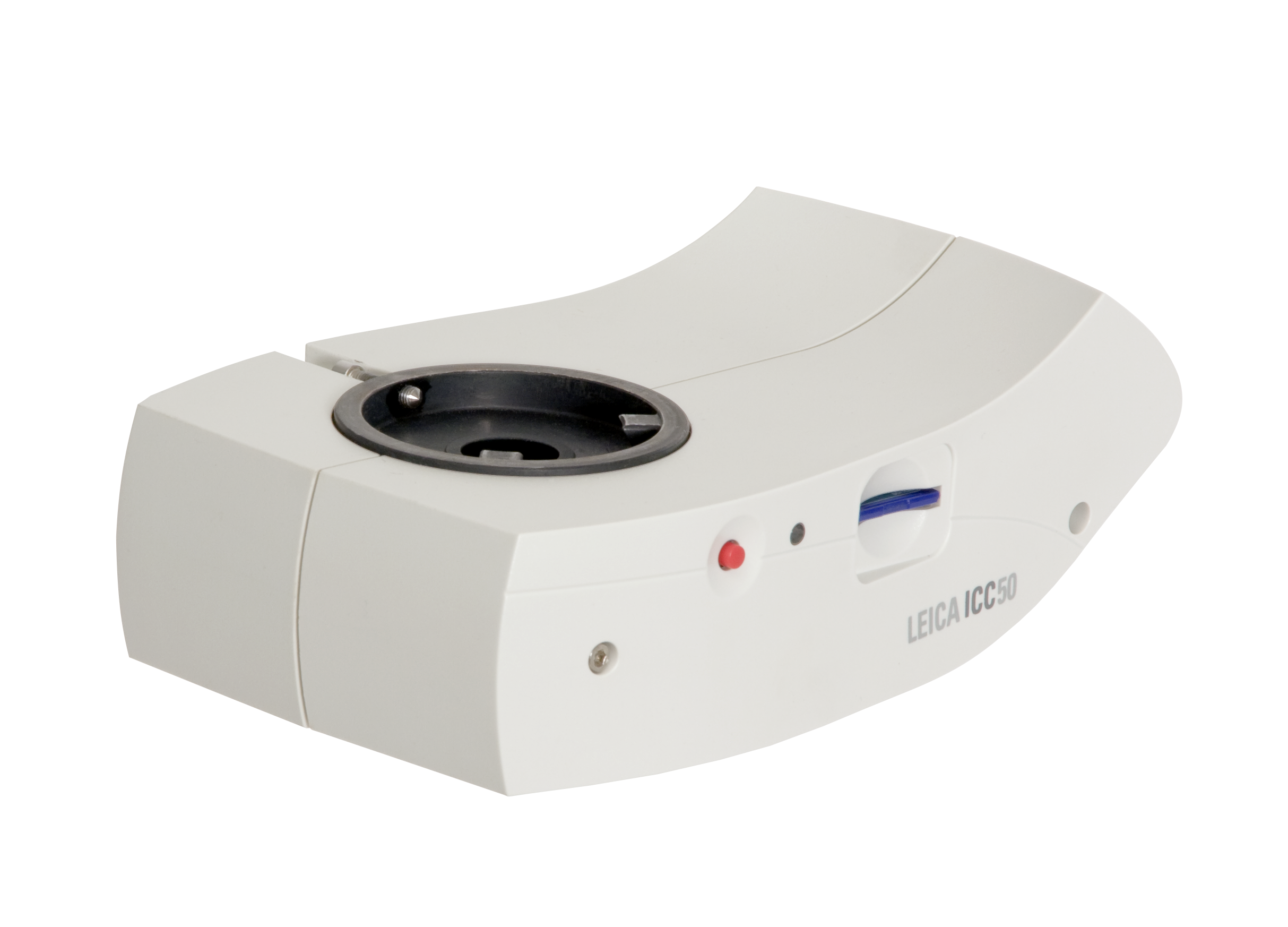 Leica ICC50 permettant de partager, de capturer et d'archiver des images grâce à une caméra intégrée.
