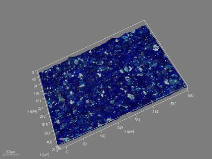 Blue metallic paint 3D model.