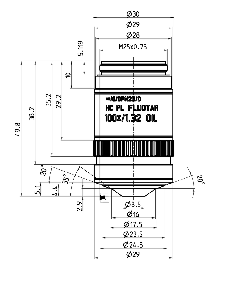 HC PL FLUOTAR 100x/1,32 OIL