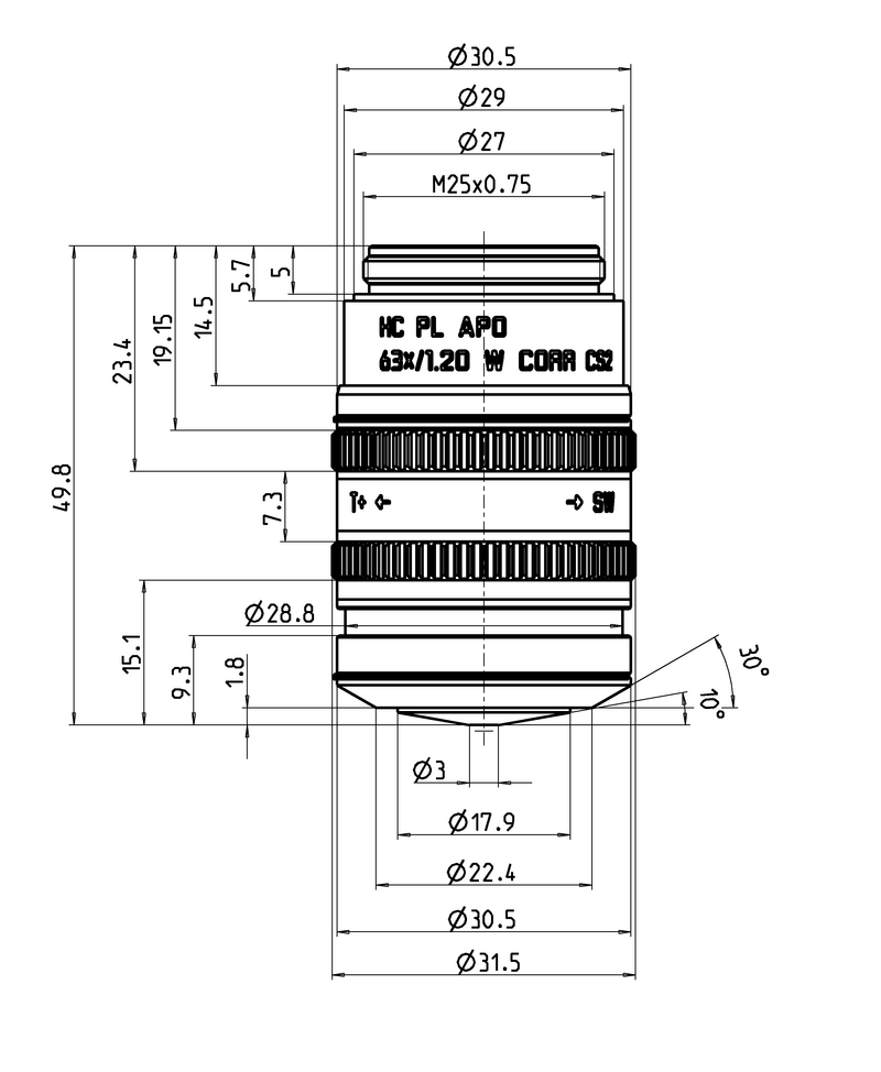 HC PL APO 63x/1,20 W CORR CS2 