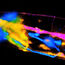 Different neuronal markers in C. elegans tagged with four red fluorescent proteins – phasor separated based on their different fluorescent lifetimes. Sample courtesy of Prof. Stefan Eimer, Goethe University Frankfurt.