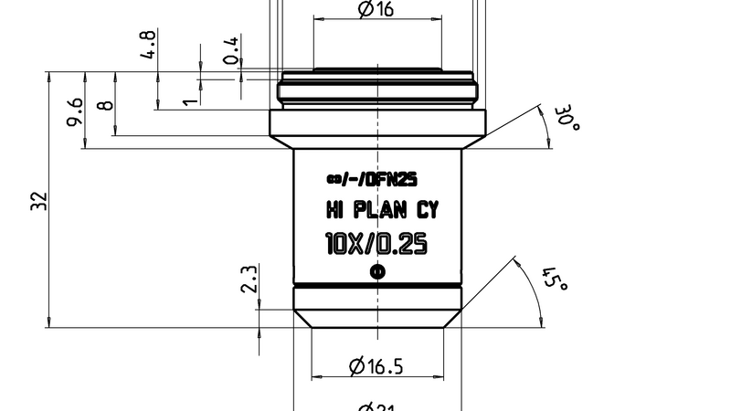 HI PLAN CY 10x/0,25 