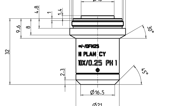 HI PLAN CY 10x/0,25 PH1