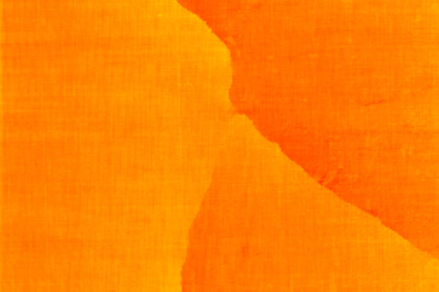 Section surface, gold – AFM image.