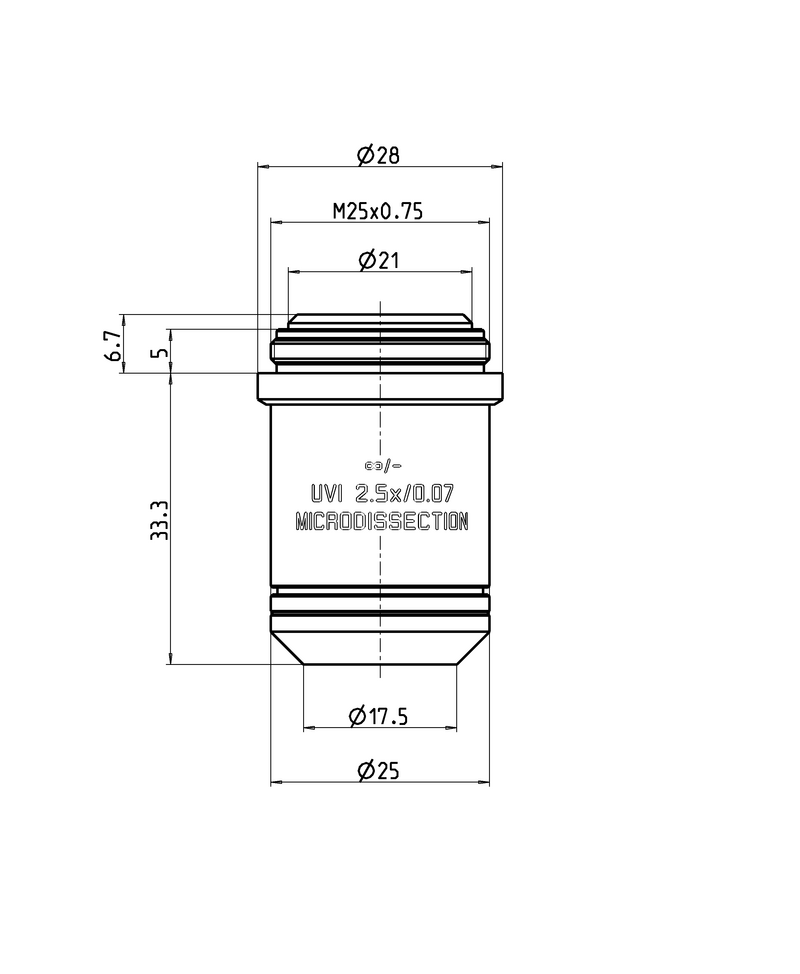UVI 2,5x/0,07 MICRODISSECTION
