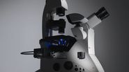 Shown is the DMi8 inverted microscope which is used for life-science research.