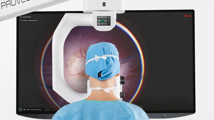 3D heads-up surgery thanks the ergonomic design of Proveo 8x