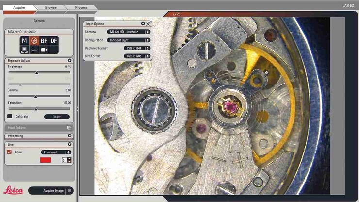 LAS EZ Screenshot of watchwork application