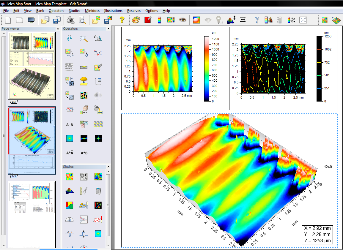 Nikon Map Measure Pro Module Software Icon Map Surface Imaging and Metrology Software | Products | Leica Microsystems