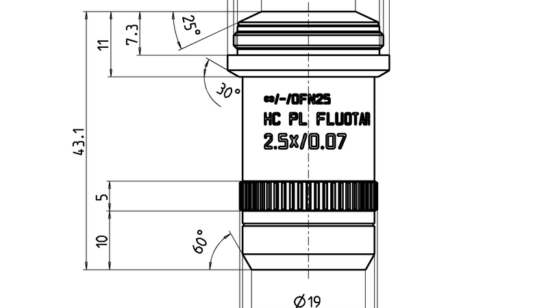 HC PL FLUOTAR 2,5x/0,07