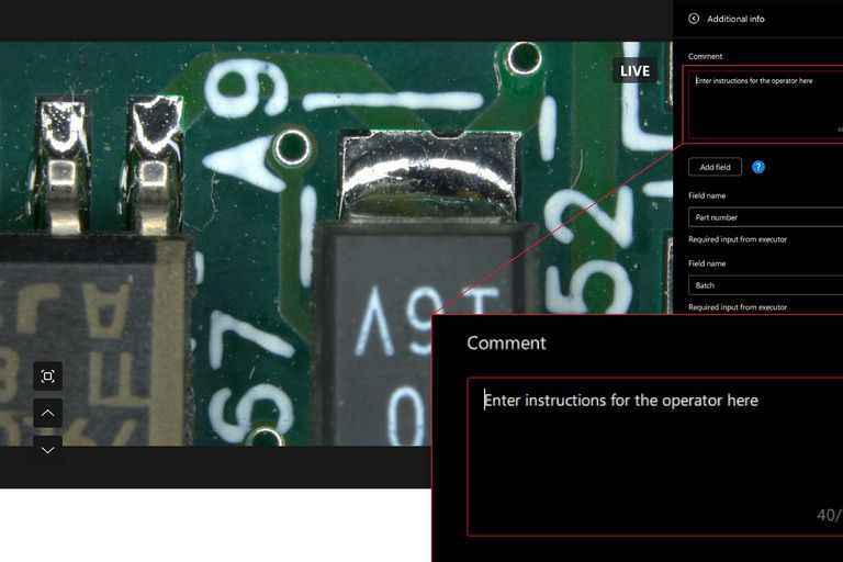 Instructions and system settings are accessible via the Assist workflow builder within the Enersight software.