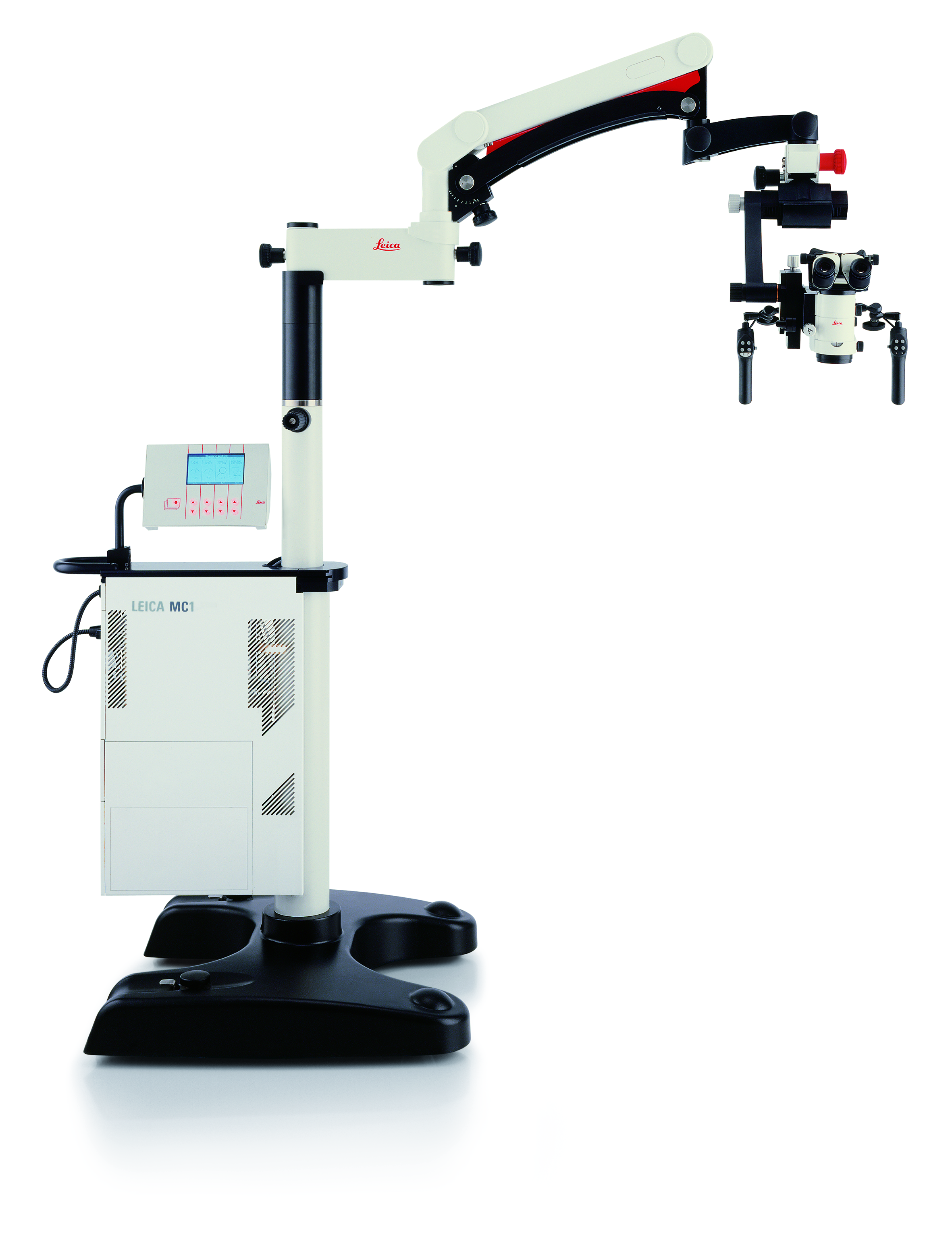 Die Operationsmikroskoplösung Leica M525 MC1 für Neurochirurgie und HNO-Chirurgie.