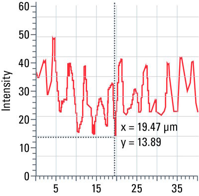 Figure 12: Example of a line profile.