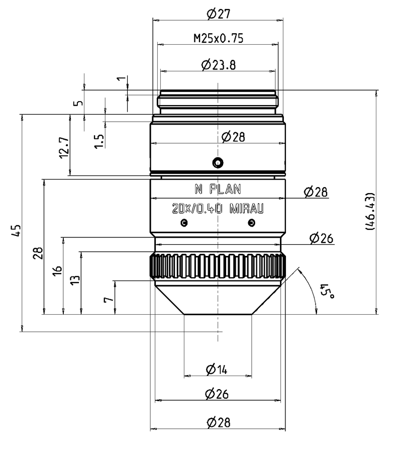 N PLAN L 20x/0.40 MIRAU
