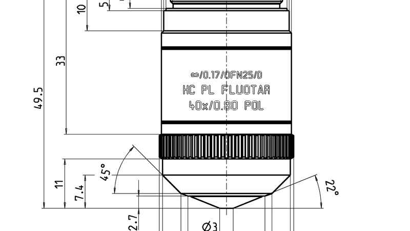 HC PL FLUOTAR 40x/0,80 POL