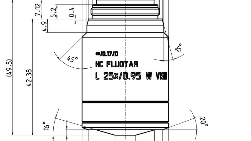 HC FLUOTAR L 25x/0,95 W VISIR
