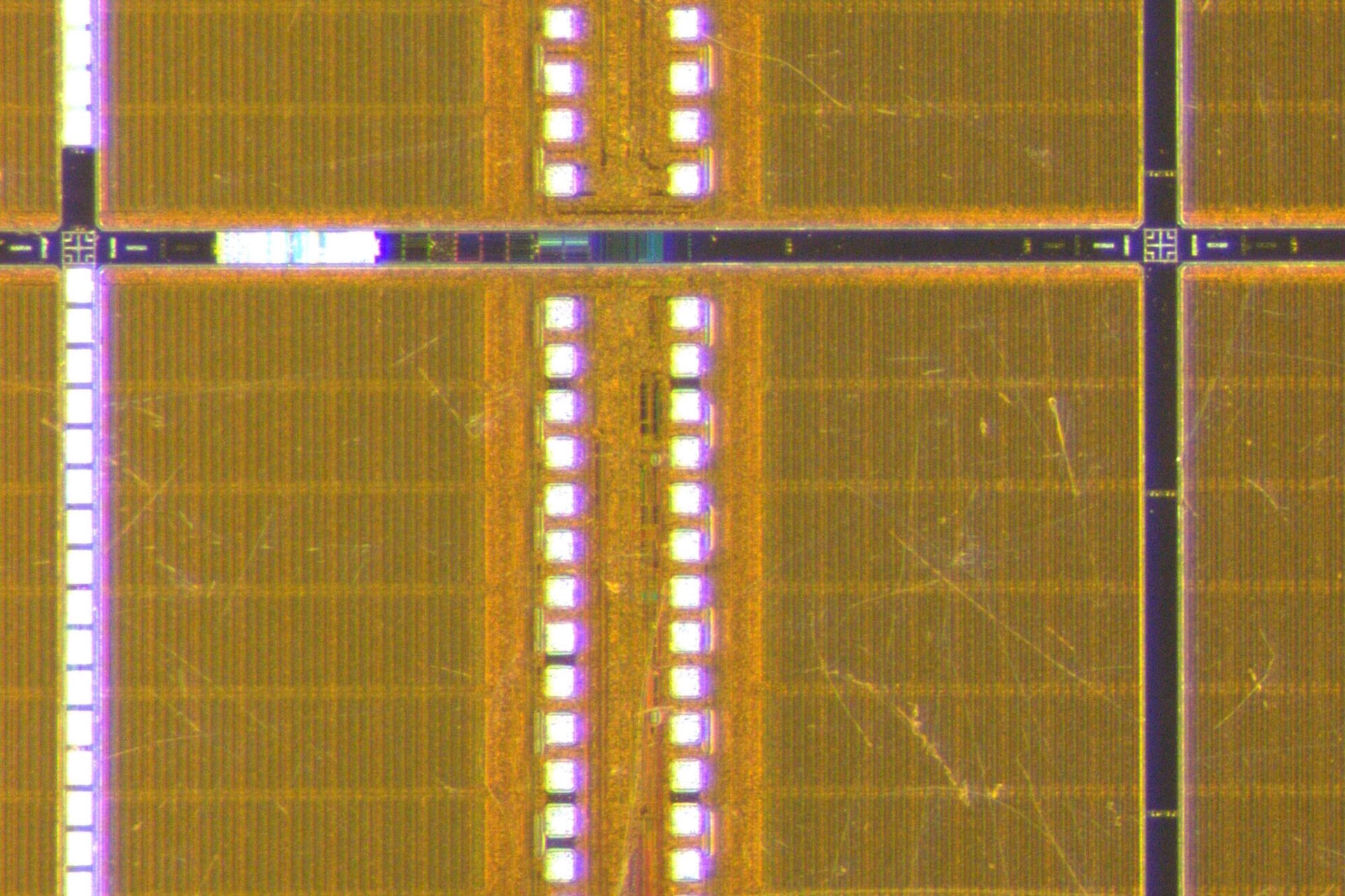 Processed wafer - Ring Light (RL) with diffusor: Multiple sample characteristics