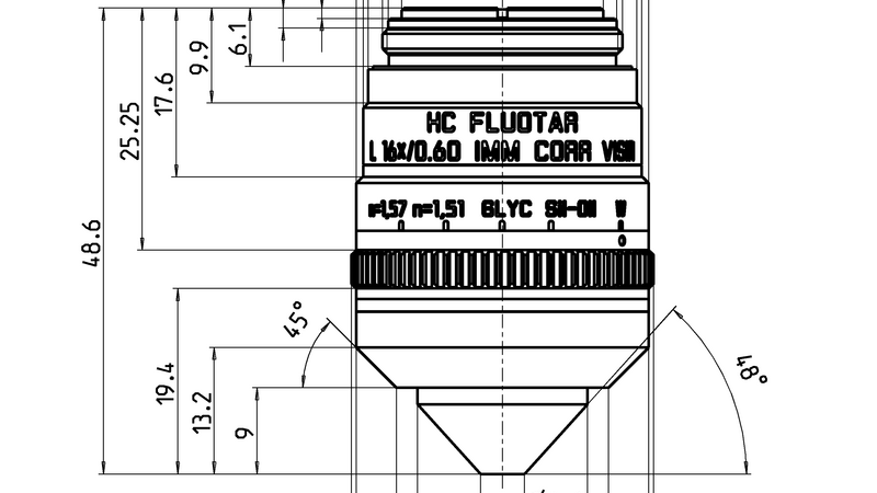 HC FLUOTAR L 16x/0,60 IMM CORR VISIR