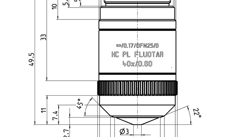 HC PL FLUOTAR 40x/0,80