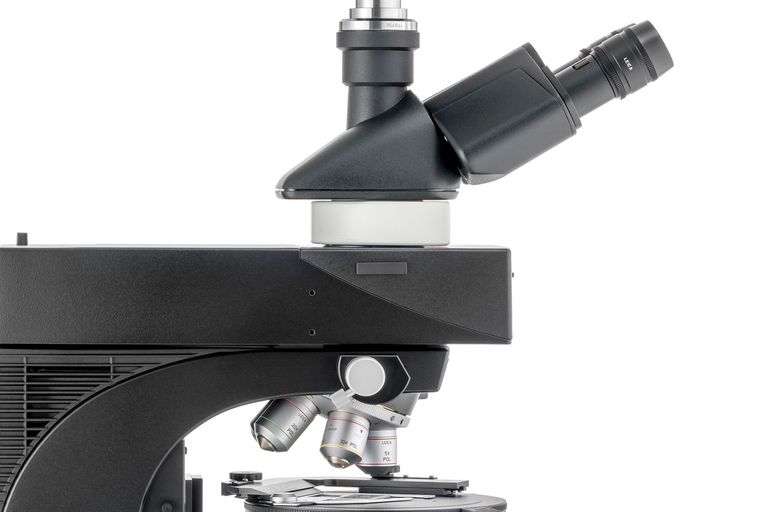 You can bring the microscope eyepieces closer to your eyes by inserting an ErgoModule below the tube.