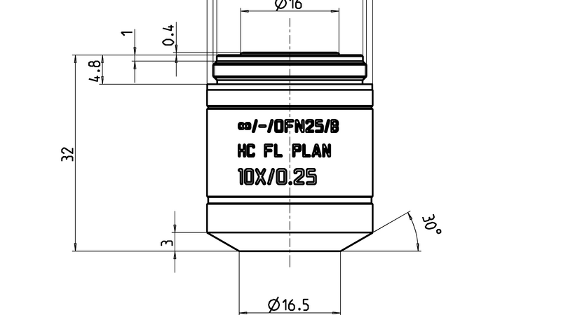 HC FL PLAN 10x/0,25