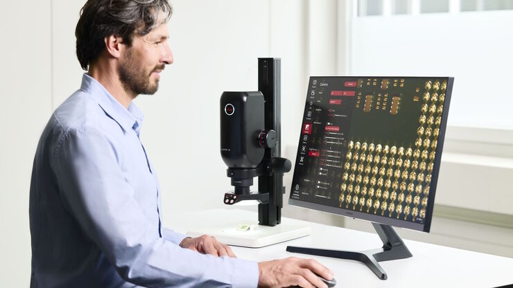 The Emspira 3 digital microscope offers what users need for comprehensive visual inspection, including comparison, measurement, and documentation sharing. The Emspira 3 digital microscope offers what users need for comprehensive visual inspection, including comparison, measurement, and documentation sharing.
