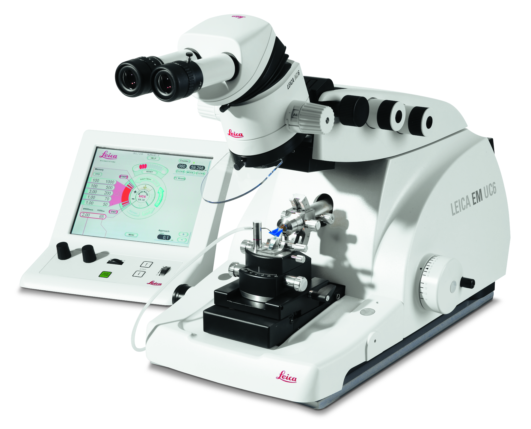 The Leica EM UC6 Ultramicrotome for ultrathin sectioning of biological and industrial specimen samples The Leica EM UC6 Ultramicrotome for ultrathin sectioning of biological and industrial specimen samples