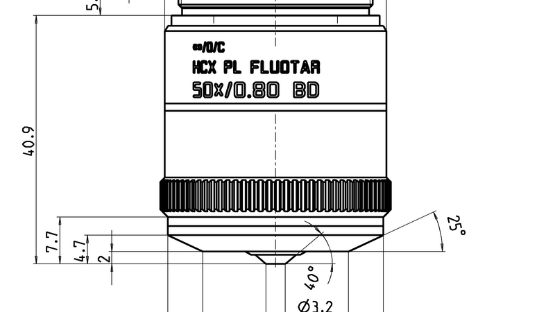 HC PL FLUOTAR 50x/0,80 BD