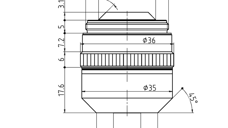 HC PL FLUOTAR 10x/0,30 BD