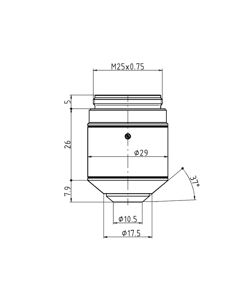 HC PL FLUOTAR 10x/0,30 POL