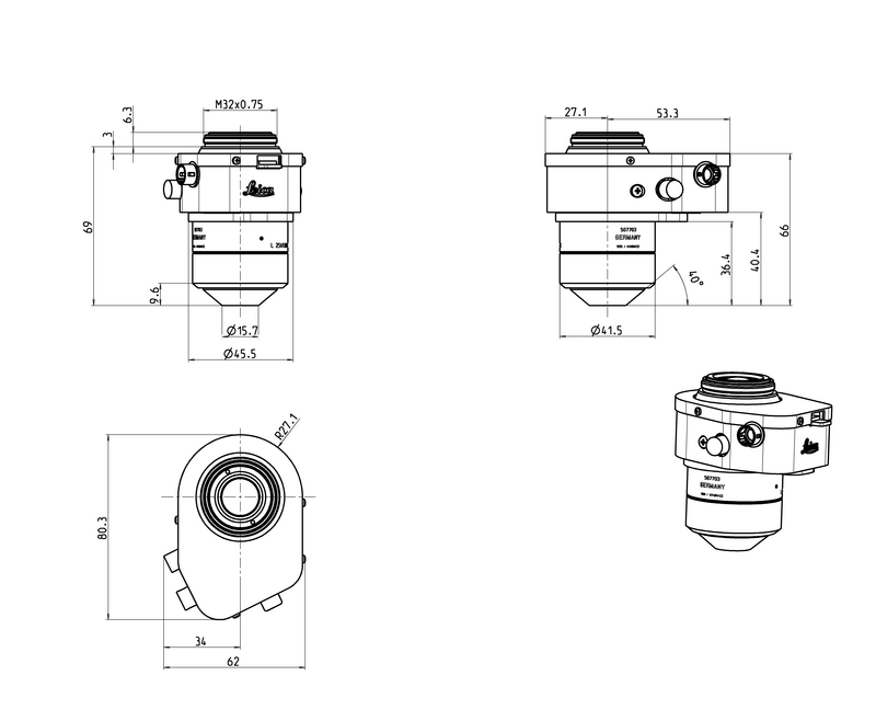 HC FLUOTAR L 25x/1,0 IMM (ne=1,457) motCORR VISIR