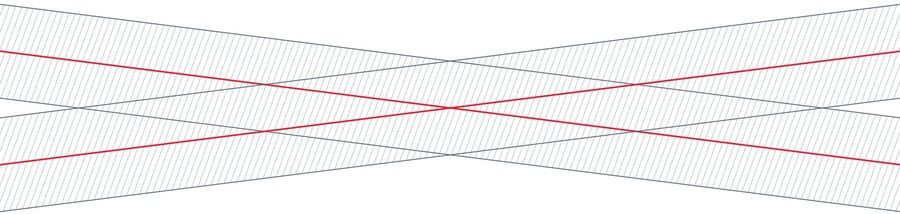 図2：グリノー実体顕微鏡の試料⾯と被写界深度範囲を⽰す図