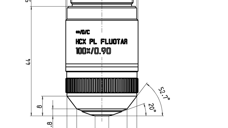 HC PL FLUOTAR 100x/0,90