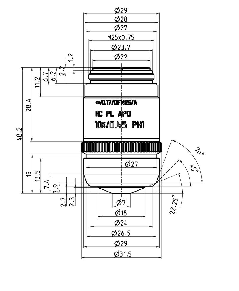 HC PL APO 10x/0,45 PH1