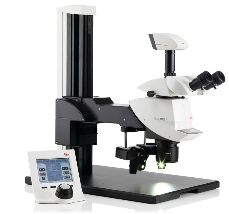 Leica M205 A stereo microscope with FusionOptics and smart touch