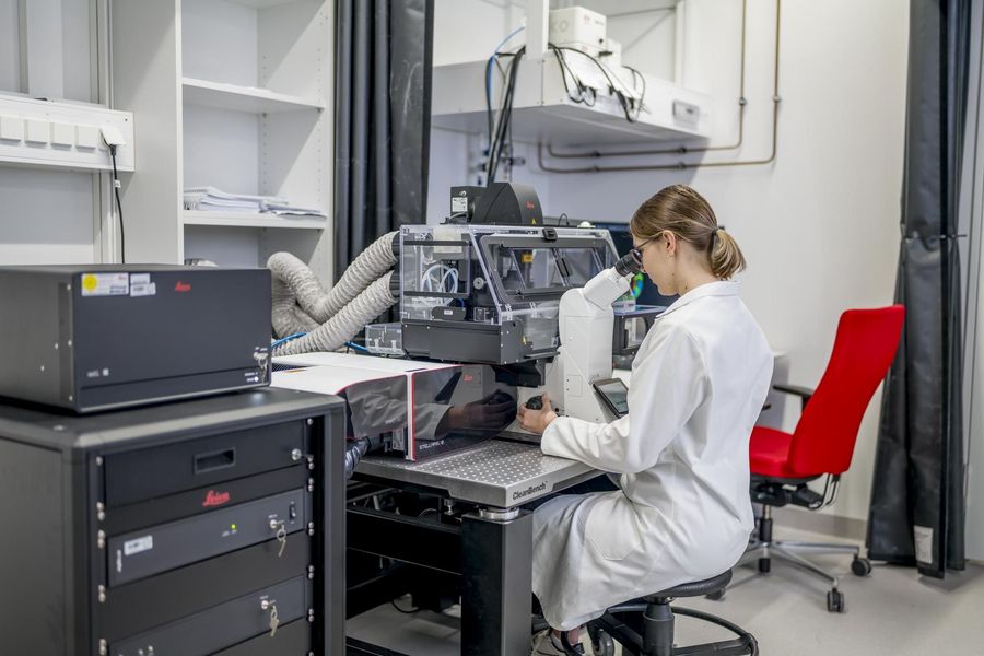 STELLARIS Confocal Microscope in use