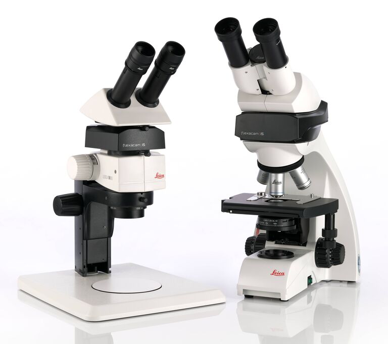 Leica flexacam i5, M60 & DM500 Microscopes