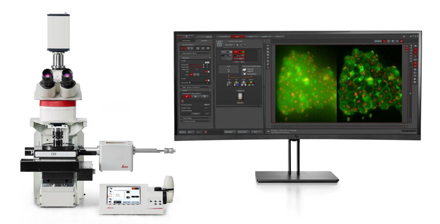 Leica Microsystems´ dedicated cryo light microscope. The THUNDER Imager EM Cryo CLEM.