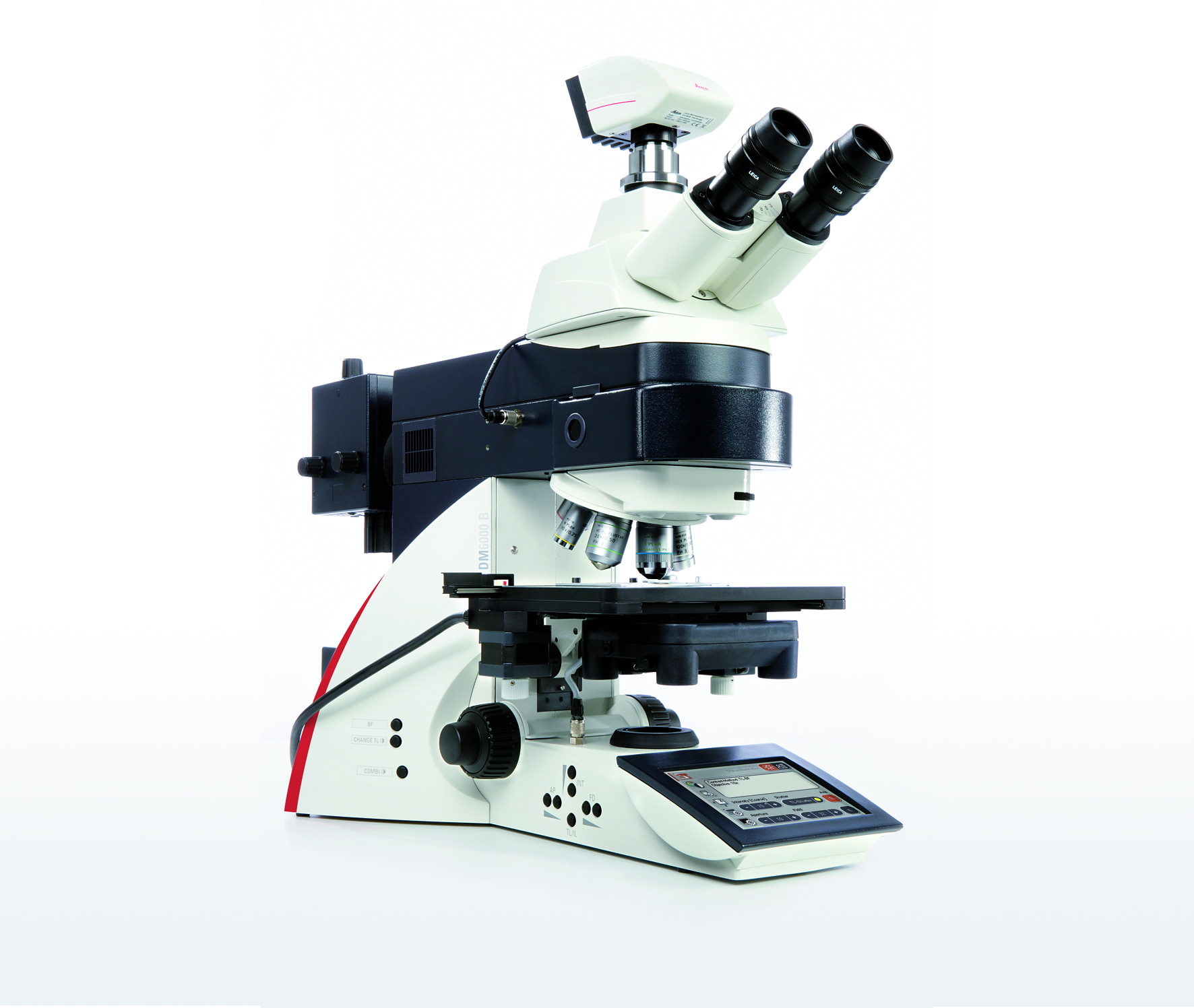 El sistema Leica DM6000 B es una herramienta potente para aplicaciones como la inmunofluorescencia con opción de deconvolución, FISH y obtención de imágenes de células vivas.