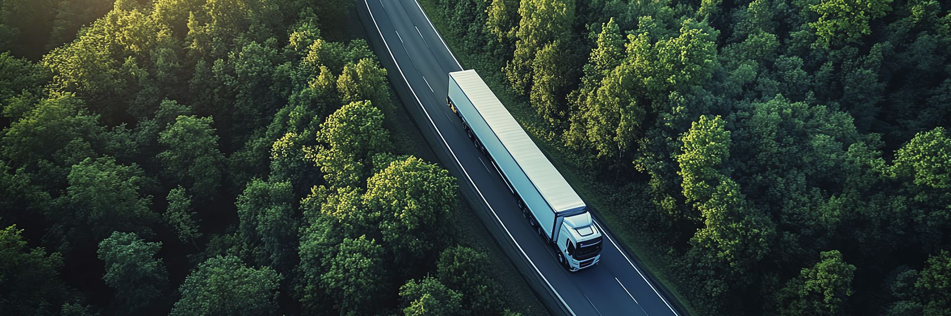 Supply Chain: Truck on a road
