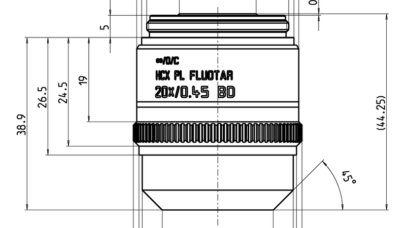 HC PL FLUOTAR 20x/0,45  BD