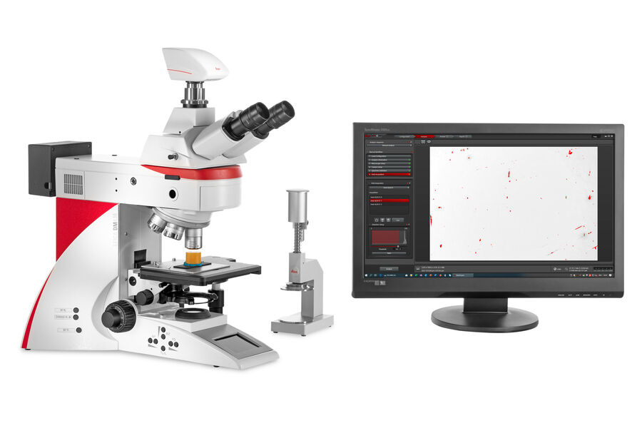 Microscópio vertical DM4 M – Configuração avançada