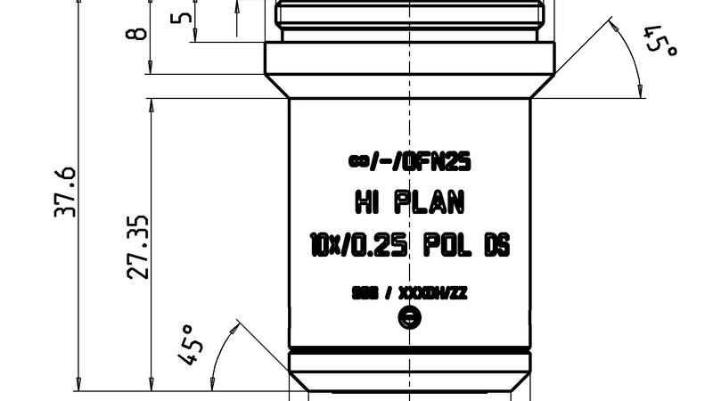 HI PLAN 10x/0,25 POL DS