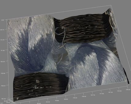 Textile 3D model.