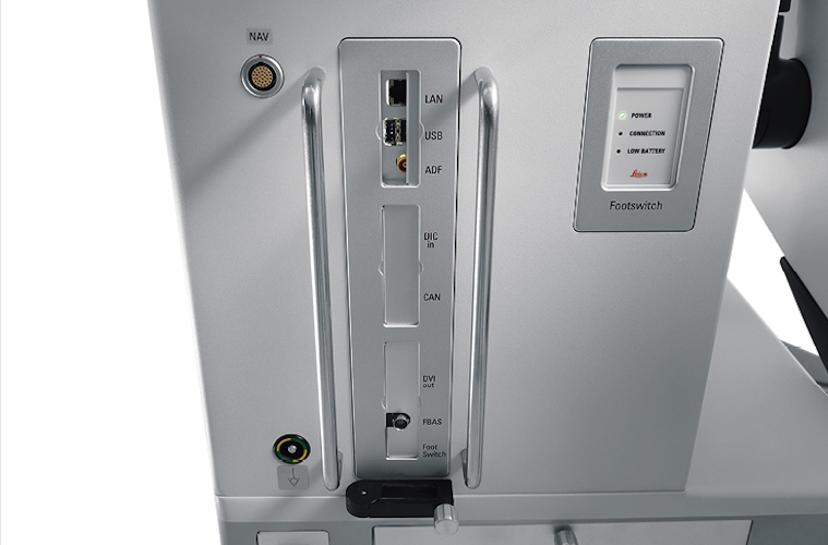 External recording transfer ports.
