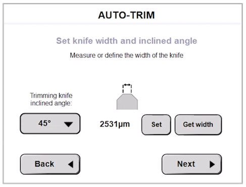Figure 5: Representative screenshot of the Auto-Trim workflow of UC Enuity software.