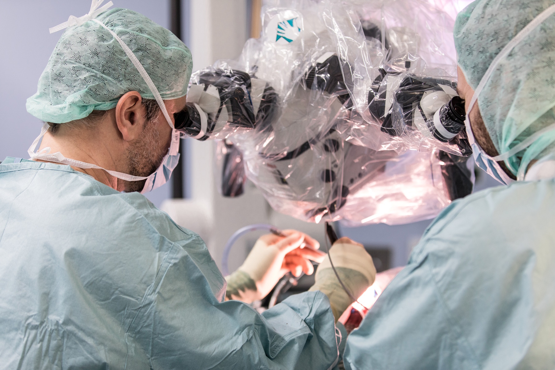 OR picture in neurosurgery.